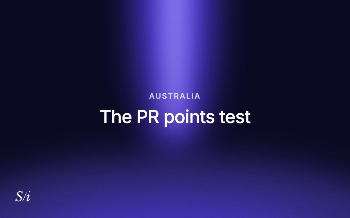 The Australian PR points test, explained
