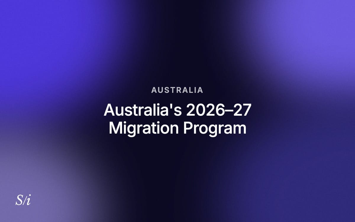 Australia's 2026–27 Migration Program